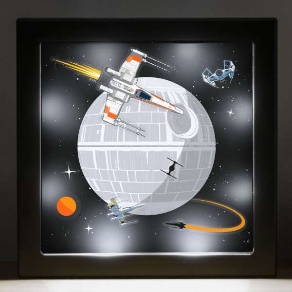 Lampe - Star Wars: Bild im Rahmen