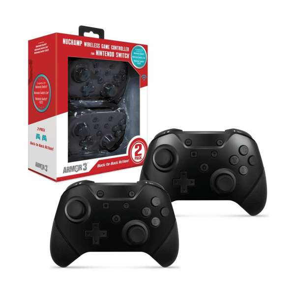 Armor3 NuChamp Wireless Controller (Doppelpack) (Schwarz) [Switch]