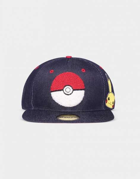 Snapback Cap - Pokémon: Pokéball + Pikachu