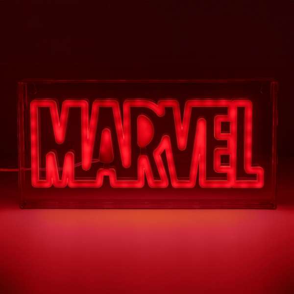 LED Neon Lampe - Marvel: Logo