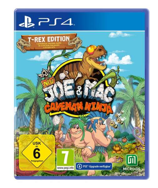 New Joe & Mac: Caveman Ninja (T-Rex Edition) [PS4]