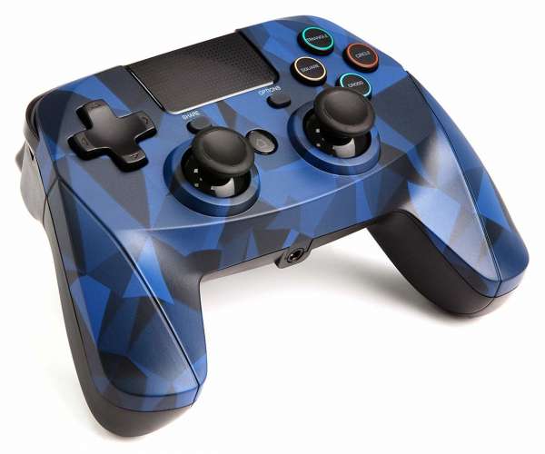 Game Pad 4 S wireless (Camouflage blau) [PS4]