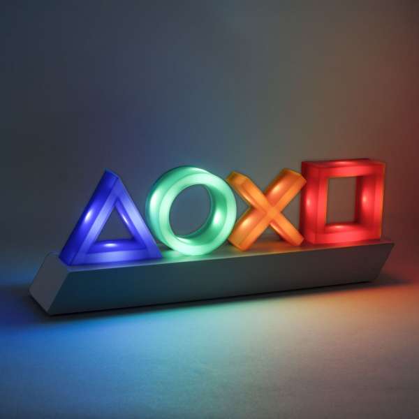 Lampe - Playstation: Buttons (bunt)